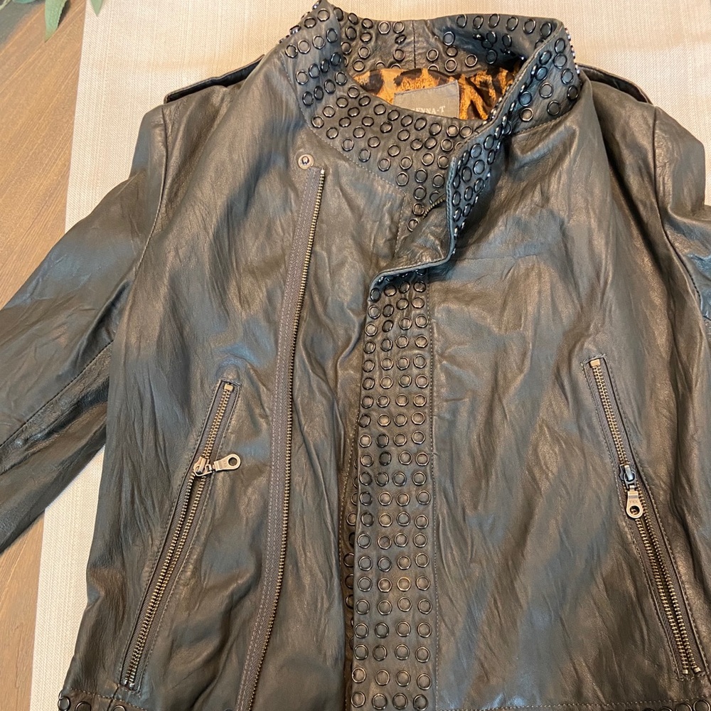 Faux Leather Jacket